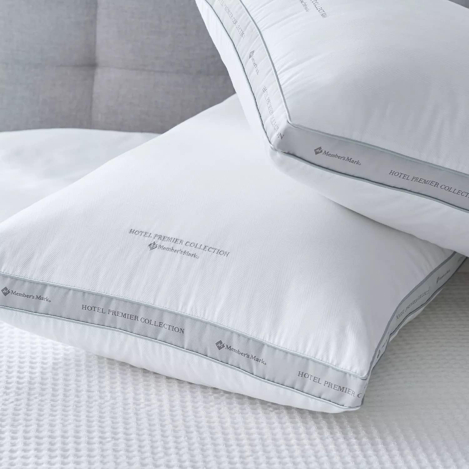 Member's Mark Hotel Premier Collection Bed Pillows, King (Pack of 2) Gallery image 2